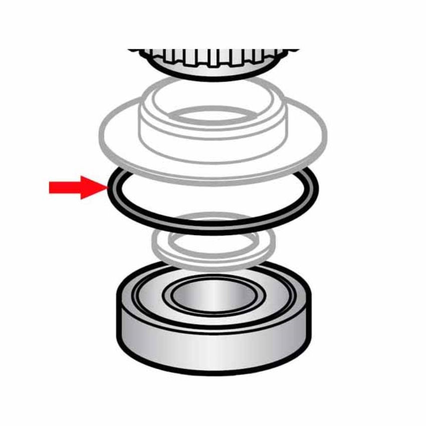 Agitator Shaft 'O' Ring For Hobart Mixers H600,L800,M802, And V1401 OEM # 67500-21 - Pack of 2