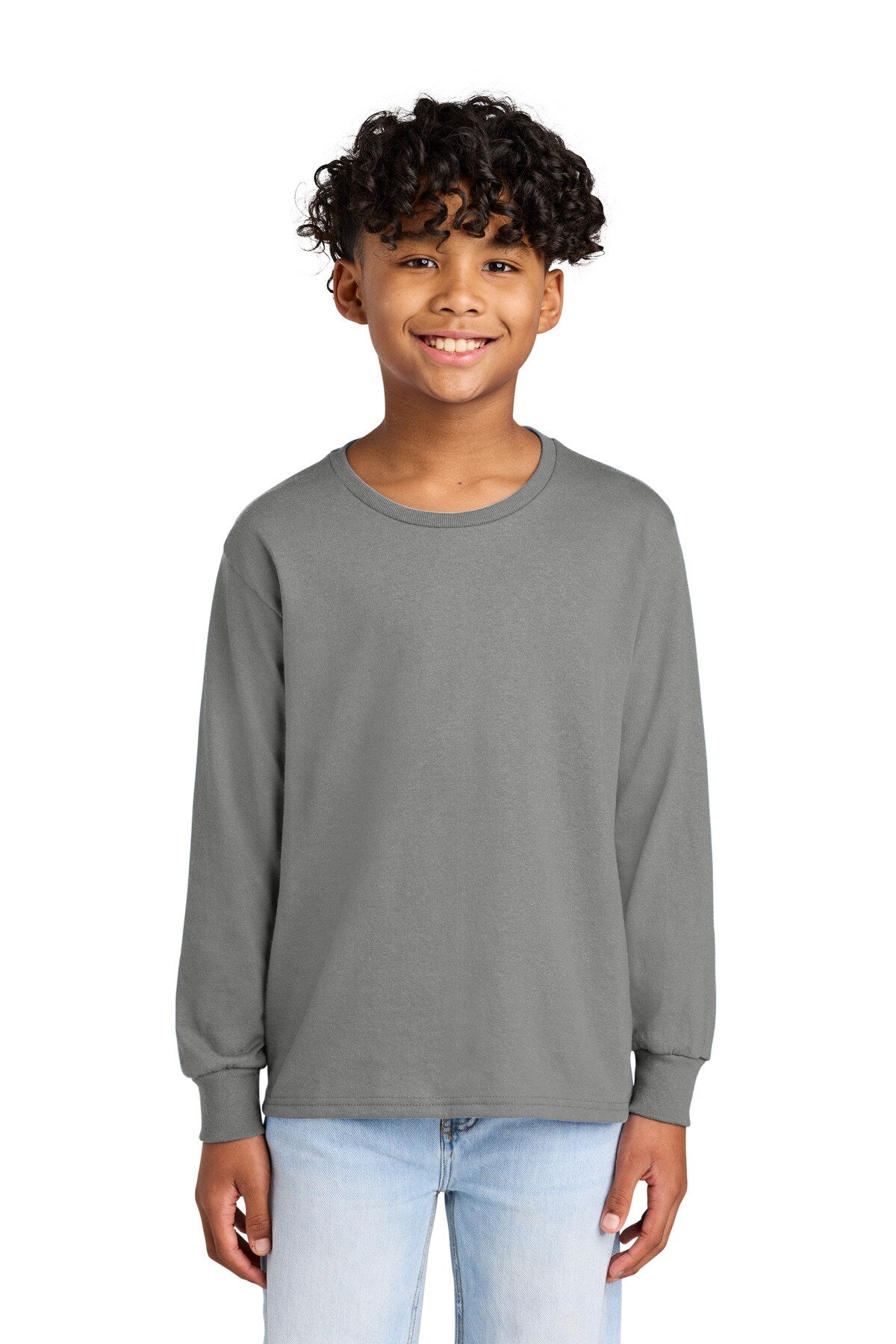 Jerzees® Youth Dri-Power® 50/50 Cotton/Poly Long Sleeve T-Shirt
