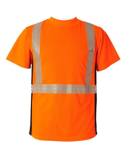 Kishigo Unisex Premium Black Series Breathable Tape Class 2 T-Shirt