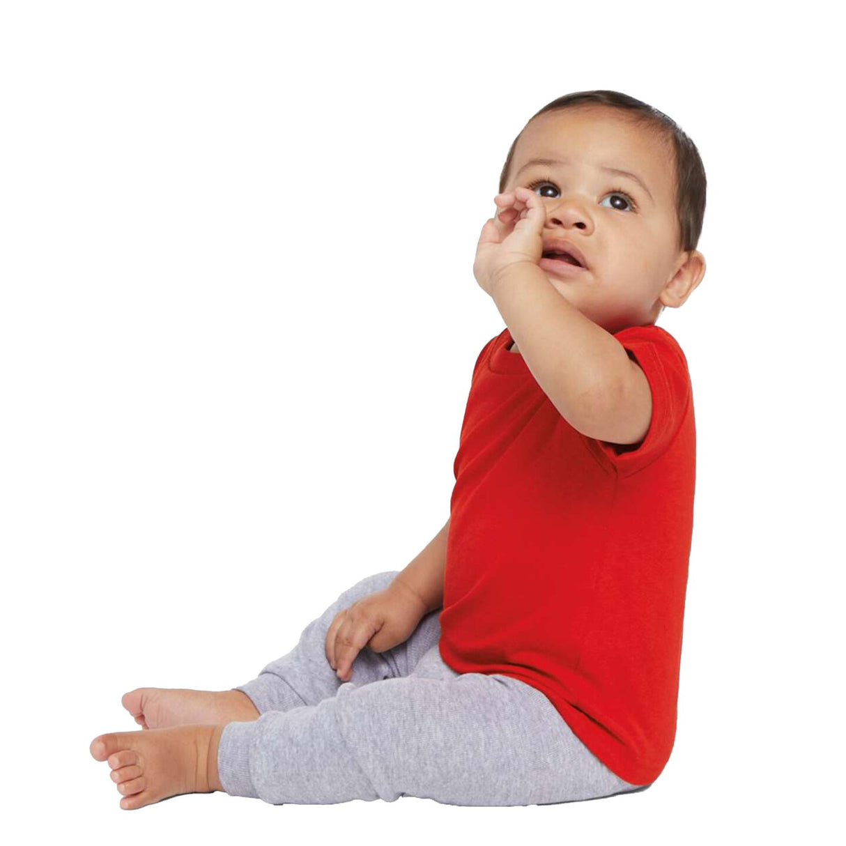 RADYAN® Infant Cotton Crewneck Short Sleeve Jersey T-shirt