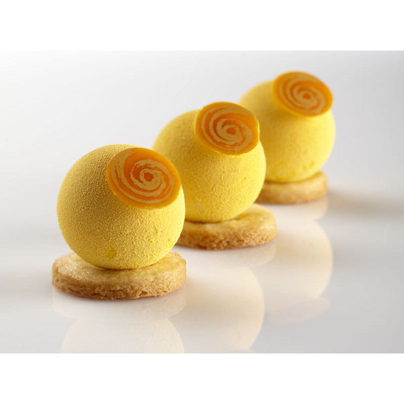 Pavoni Translucent Silicone Sphere Mold Size: 35mm (1-3/8"), 18 Cavities