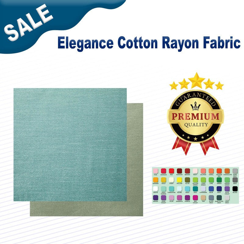 1 Yard Elegance Cotton Rayon Fabric