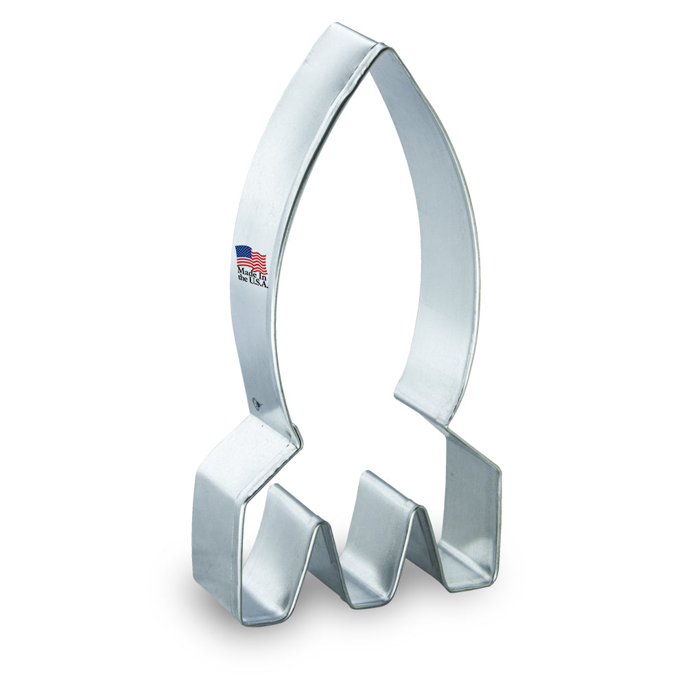 Rocket Ship Cookie Cutter 4.5 in B1323