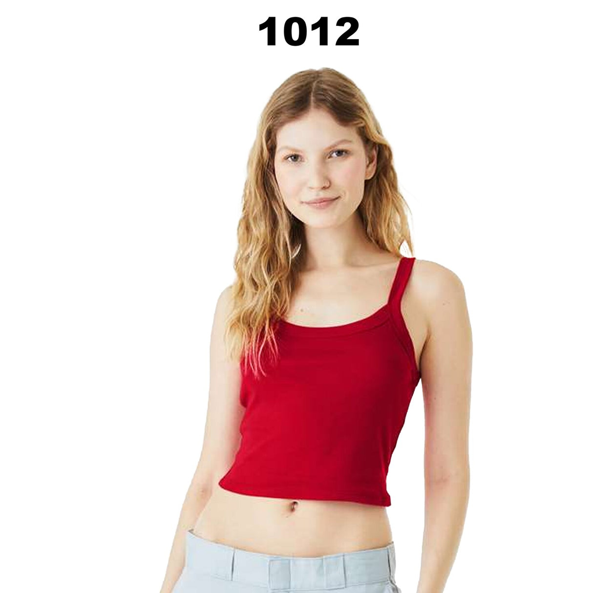 BELLA + CANVAS® Women's Micro Rib Spaghetti Strap Tank Top
