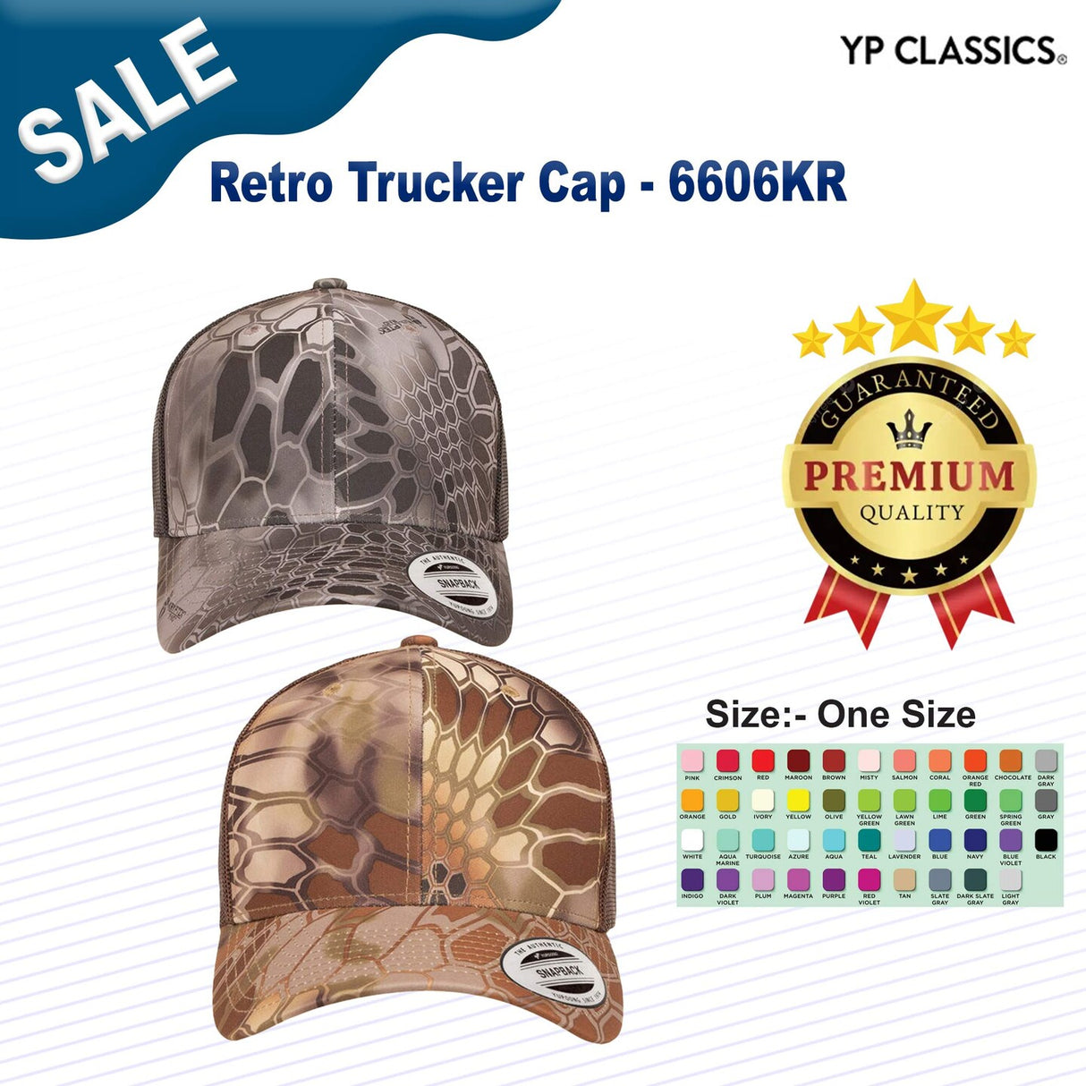 YP Classics® Retro Trucker Cap