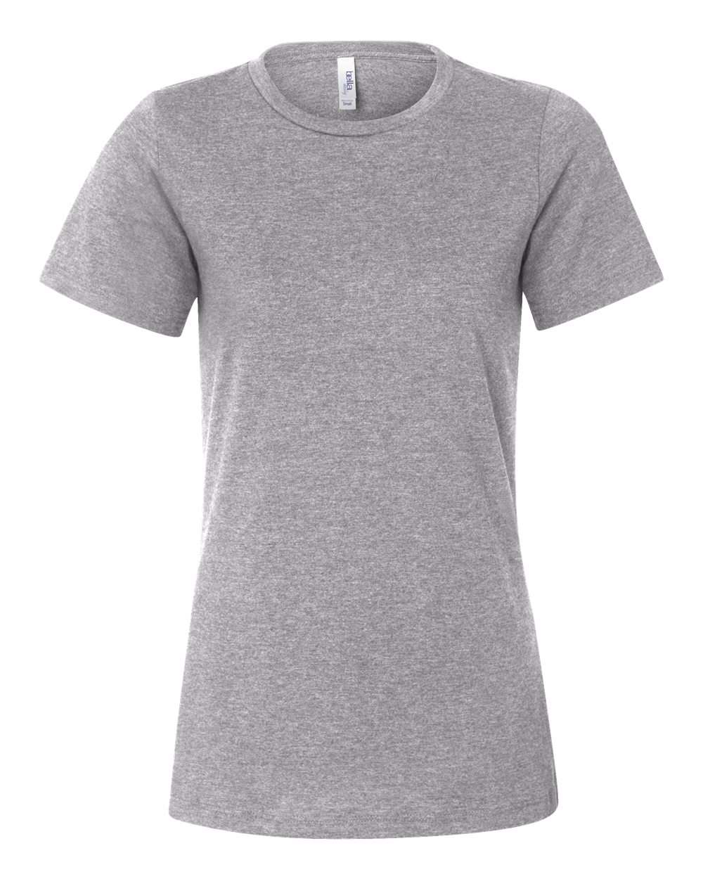 BELLA + CANVAS® Women’s Relaxed Fit Heather CVC Crewneck Short Sleeve T-Shirt