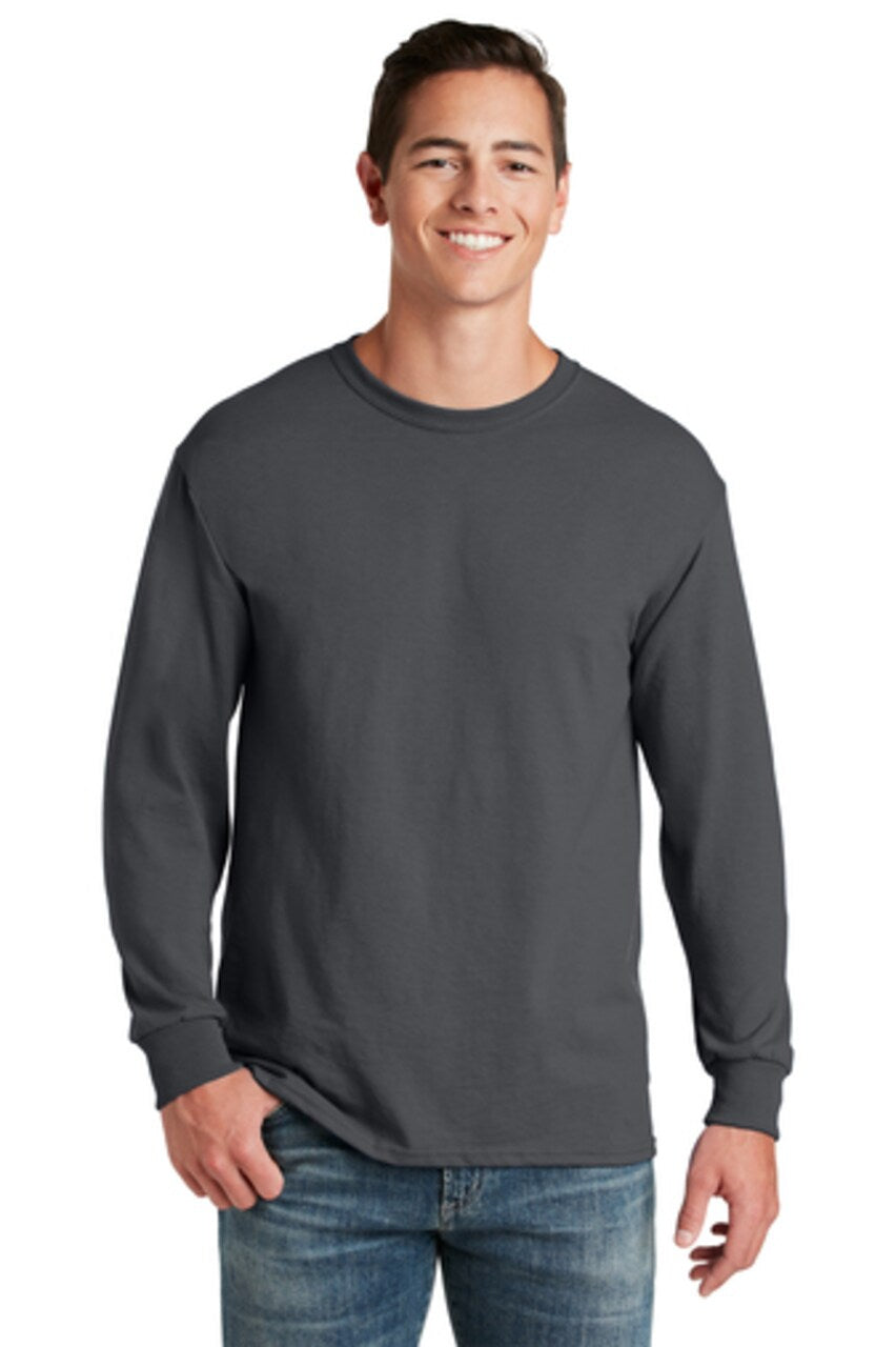 JERZEES® Dri-Power Crewneck Long Sleeve T-Shirt