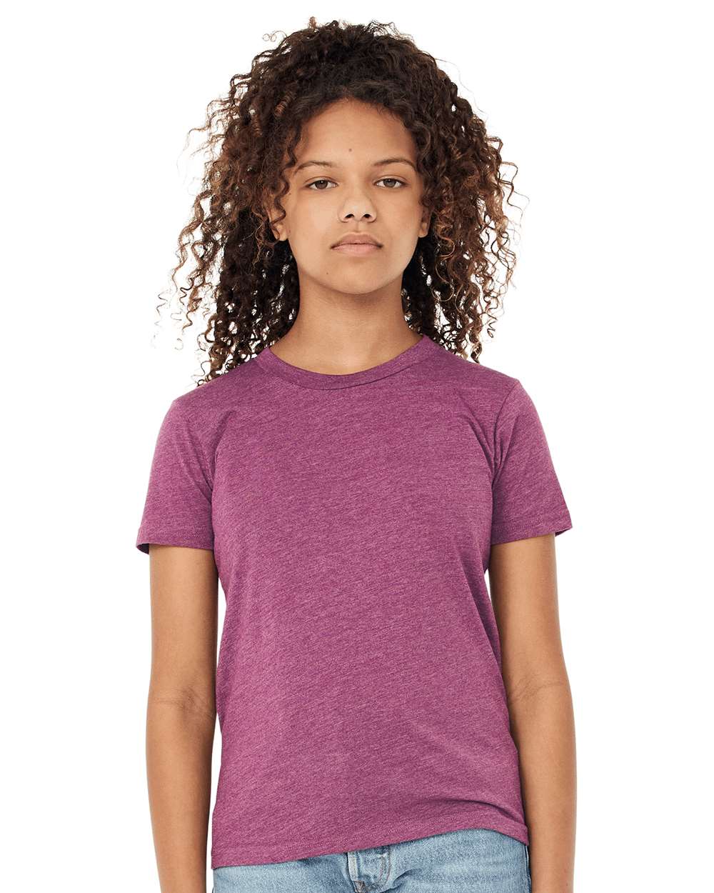 BELLA + CANVAS® Youth CVC Jersey Crew Neck Short sleeve Tee - 3001YCVC
