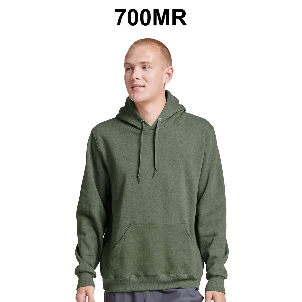 JERZEES® Eco Premium Blend Ring-Spun Hooded Long Sleeve Sweatshirt