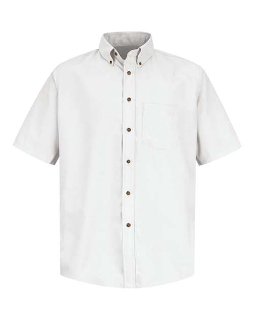 Red Kap Men's Poplin Short Sleeve Dress Shirt