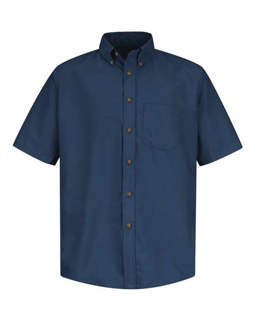 Red Kap Men's Poplin Short Sleeve Dress Shirt