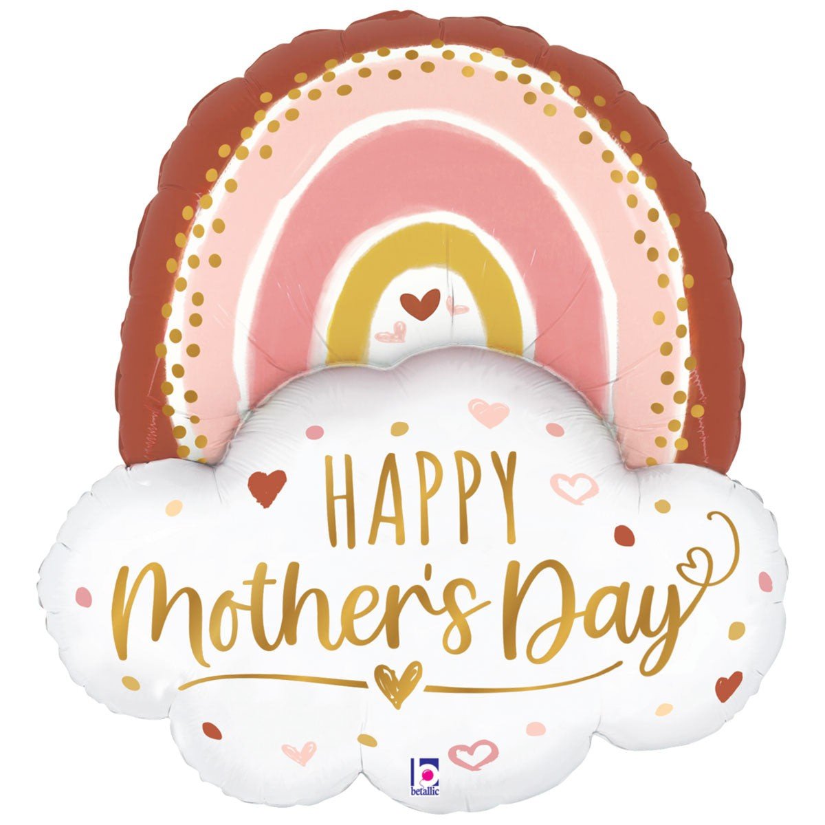 Foil Balloon Boho Mother's Day Rainbow