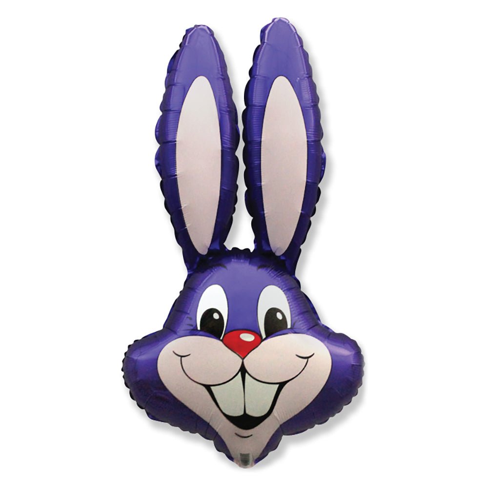 Rabbit Foil Balloon Purple 35 Inch