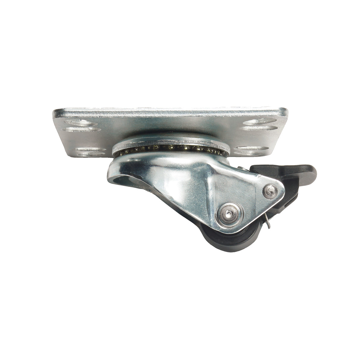 Krowne Metal 28-109S Ultra Low Profile 3-1/2" X 3-1/2" Plate Caster with 1" Wheel (Set of 4)