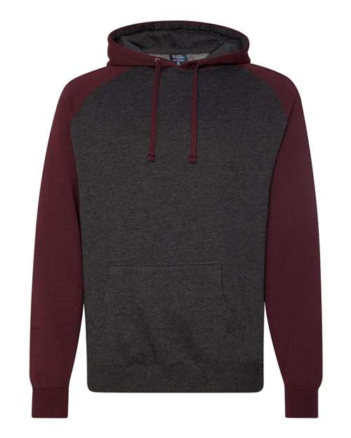 Independent Trading Co. Unisex Raglan Hooded Sweatshirt