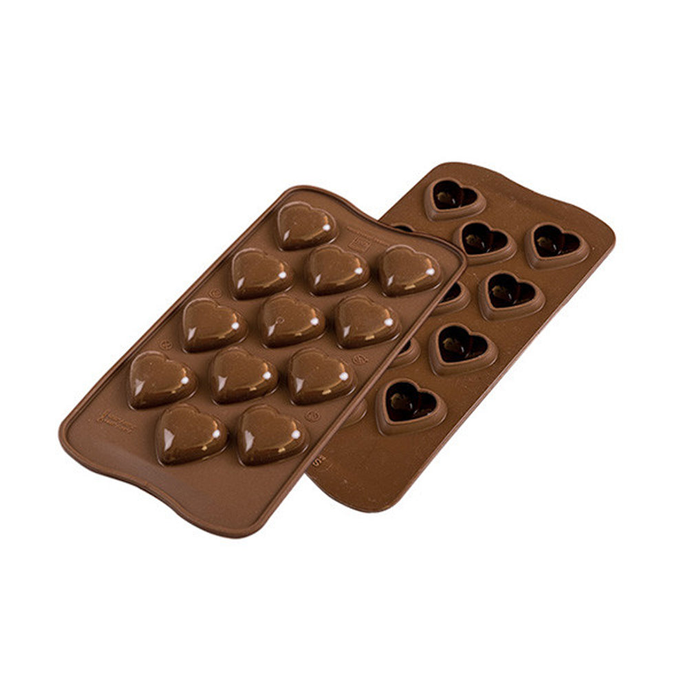 Silikomart Silicone Chocolate Mold, My Love, 12 Cavities