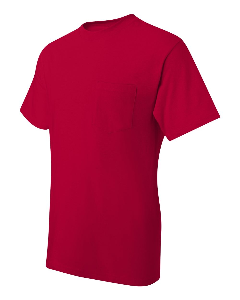 Hanes® Short Sleeve Crewneck Pocket T-Shirt