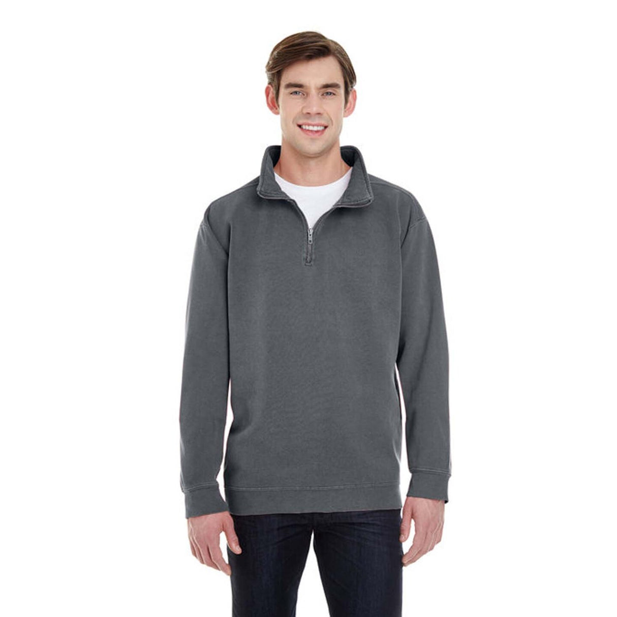 Comfort Colors® Stylish Quarter Zip Sweatshirt