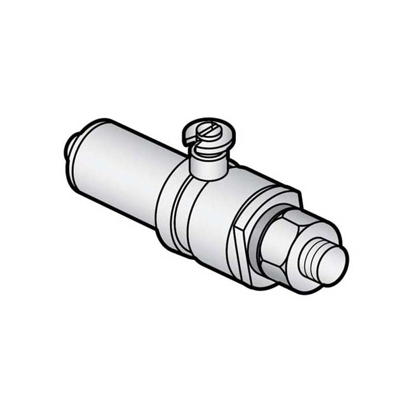 Grind Stone Spindle Assembly - Left Hand Thread, for Berkel Slicers OEM # M-0677, Spindle Assembly for Grinding Stone