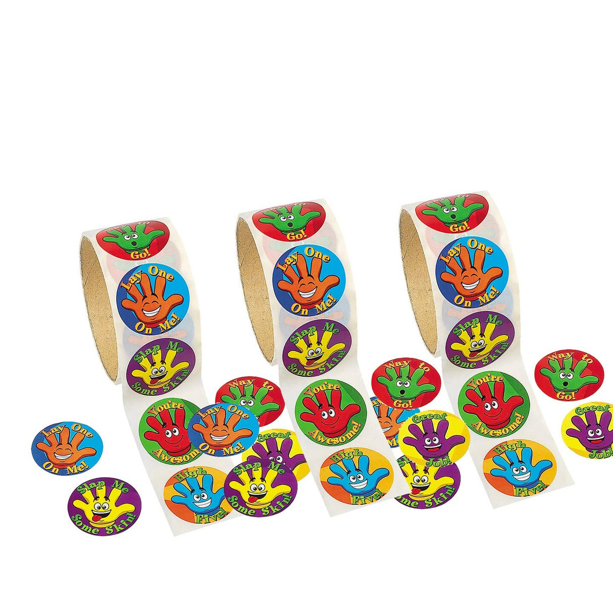 High Five Sticker Roll 100 Pieces