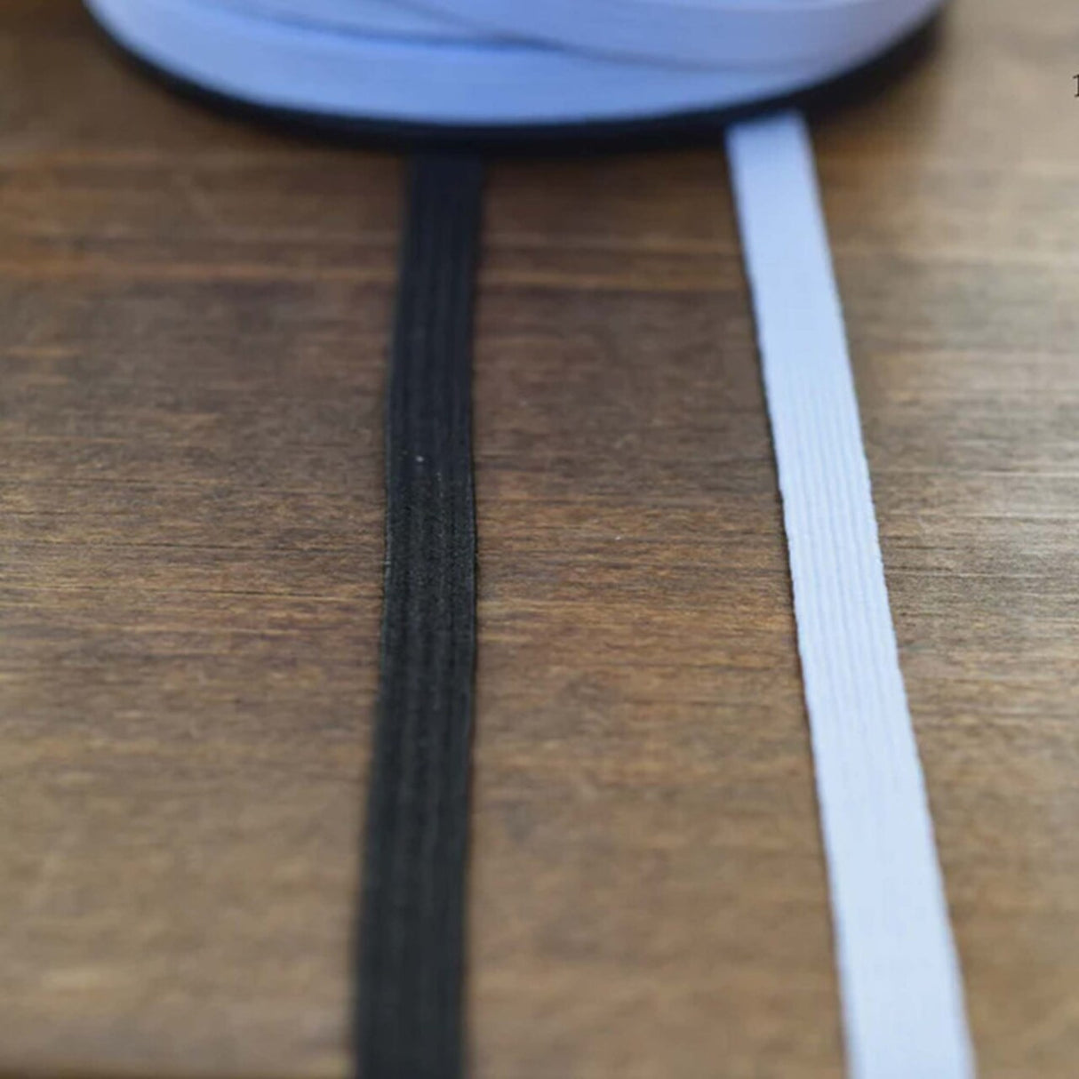 5 Yards White Flat Braided Elastic 3/8" for Sewing & DIY Projects