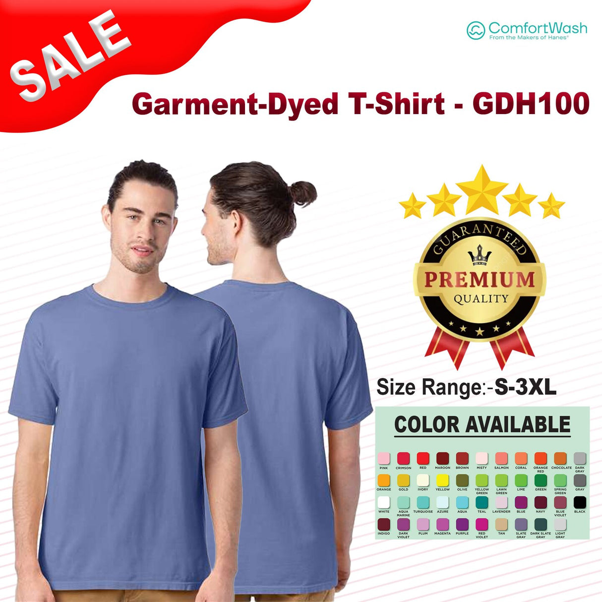 Hanes® Garment Dyed T-Shirt