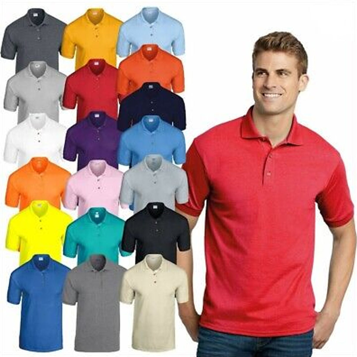 Soft Polo T-shirts For Adult | RADYAN®