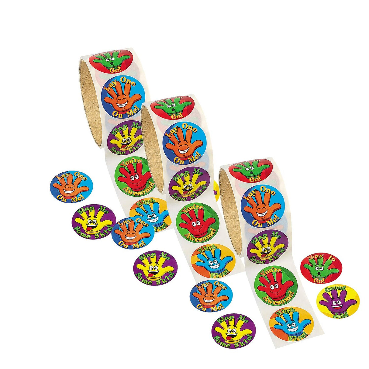 High Five Sticker Roll 100 Pieces