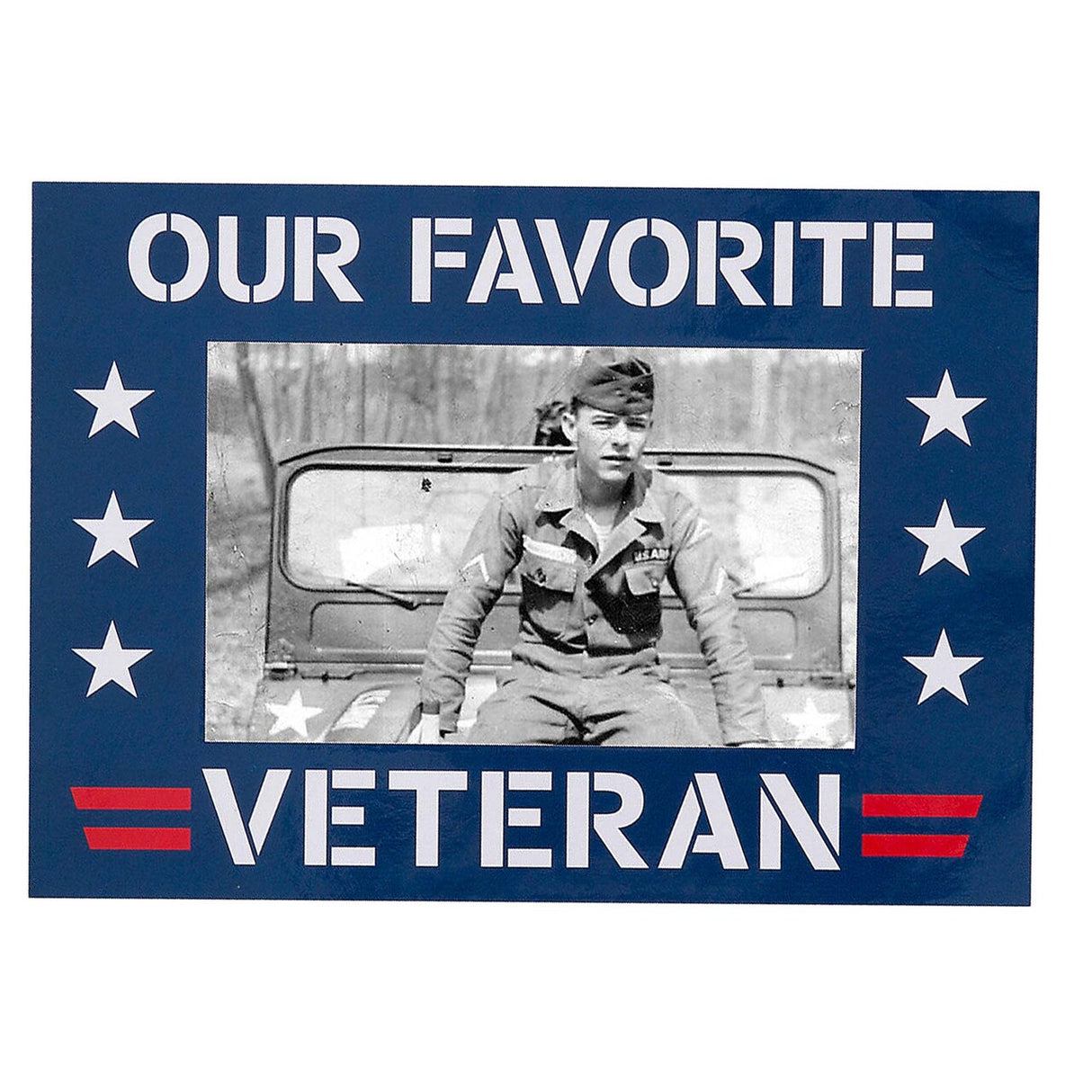 7" x 5" Patriotic Veteran’s Day Picture Frame Magnets 12 Pc.