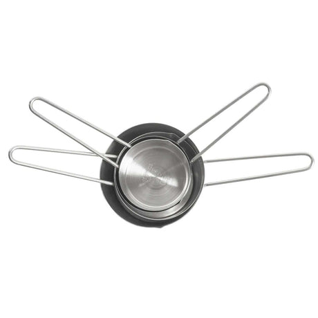 4 Piece Measuring Cup Set Stainless Steel Heavy Duty