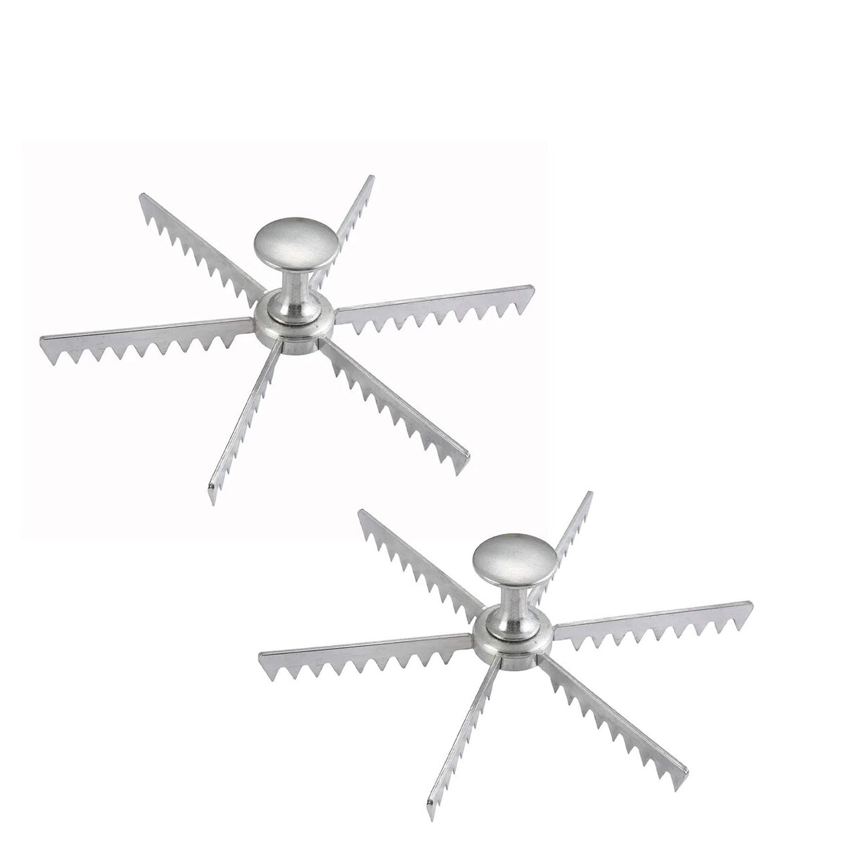 6 Cut Pie & Cake Marker Cast Aluminum Portioning Tool