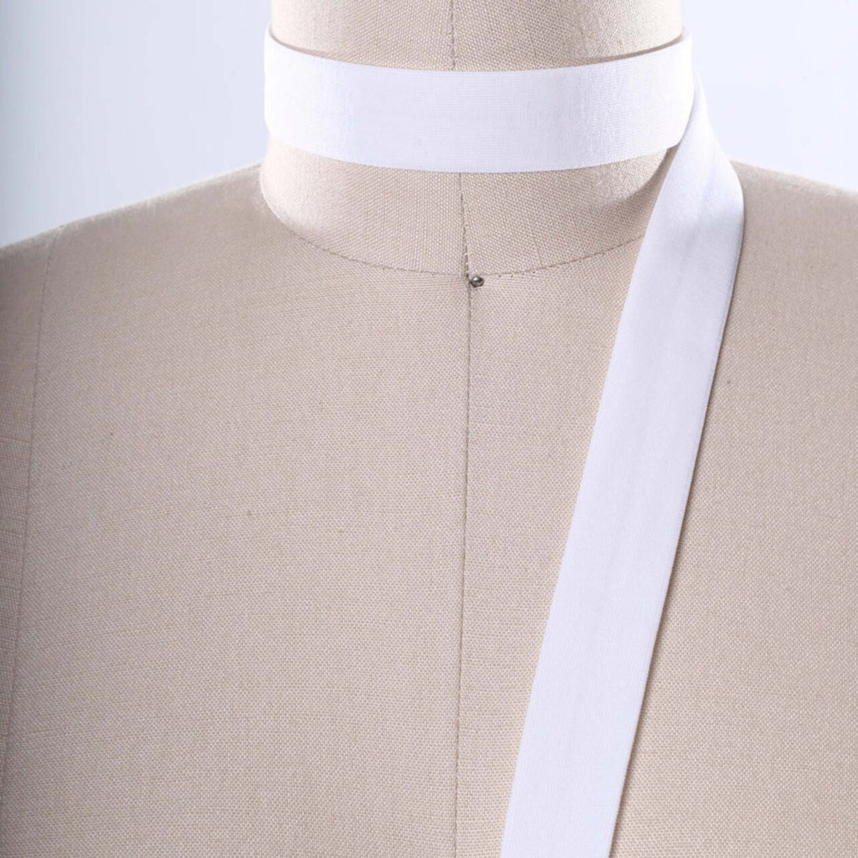 5/8" 3 Yards White Fold Over Elastic Trim Soft Sewing Craft Band