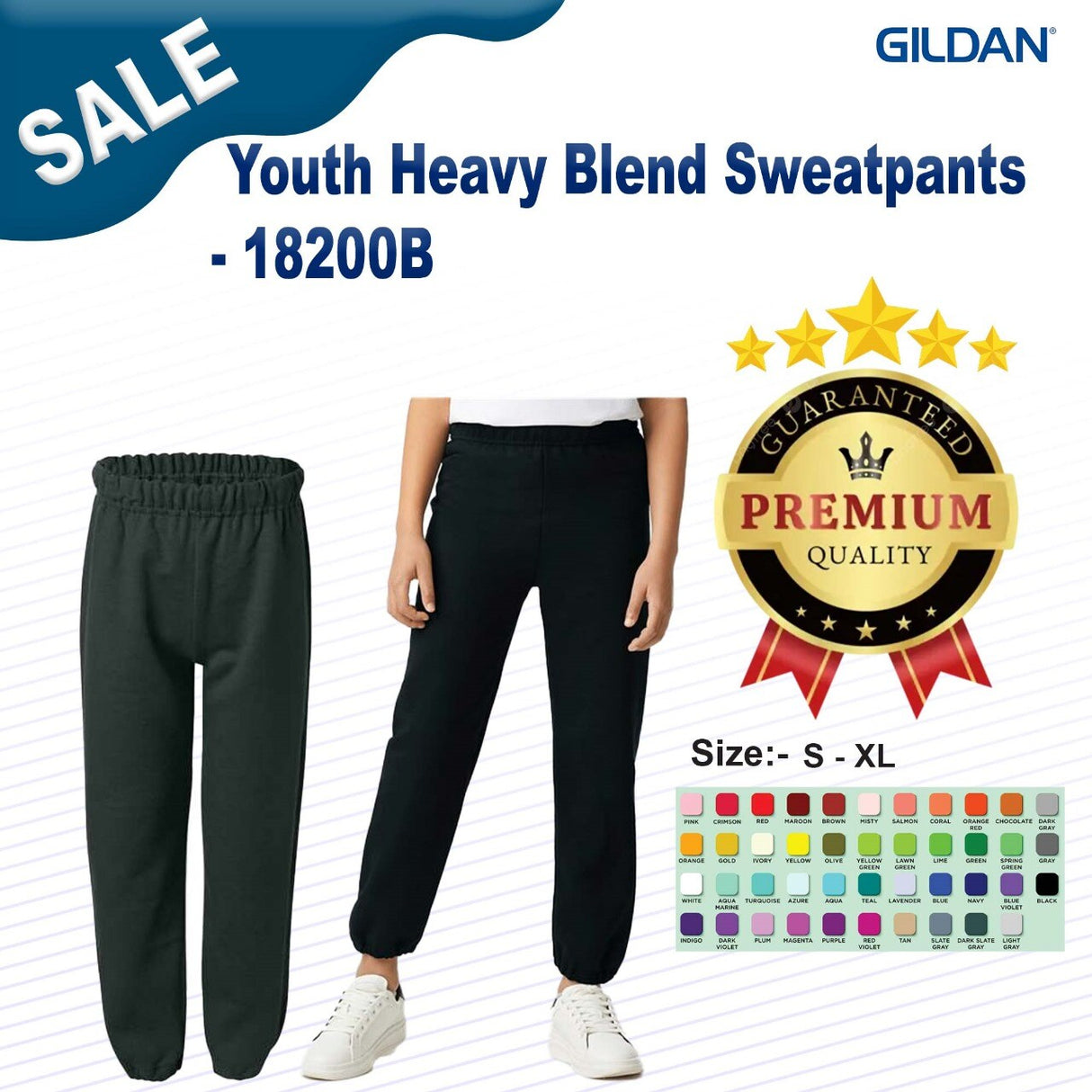 Gildan® Youth Heavy Blend Sweatpants