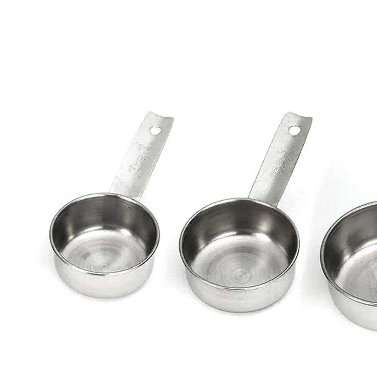 4 Piece Measuring Cup Set Stainless Steel, Standard Weight