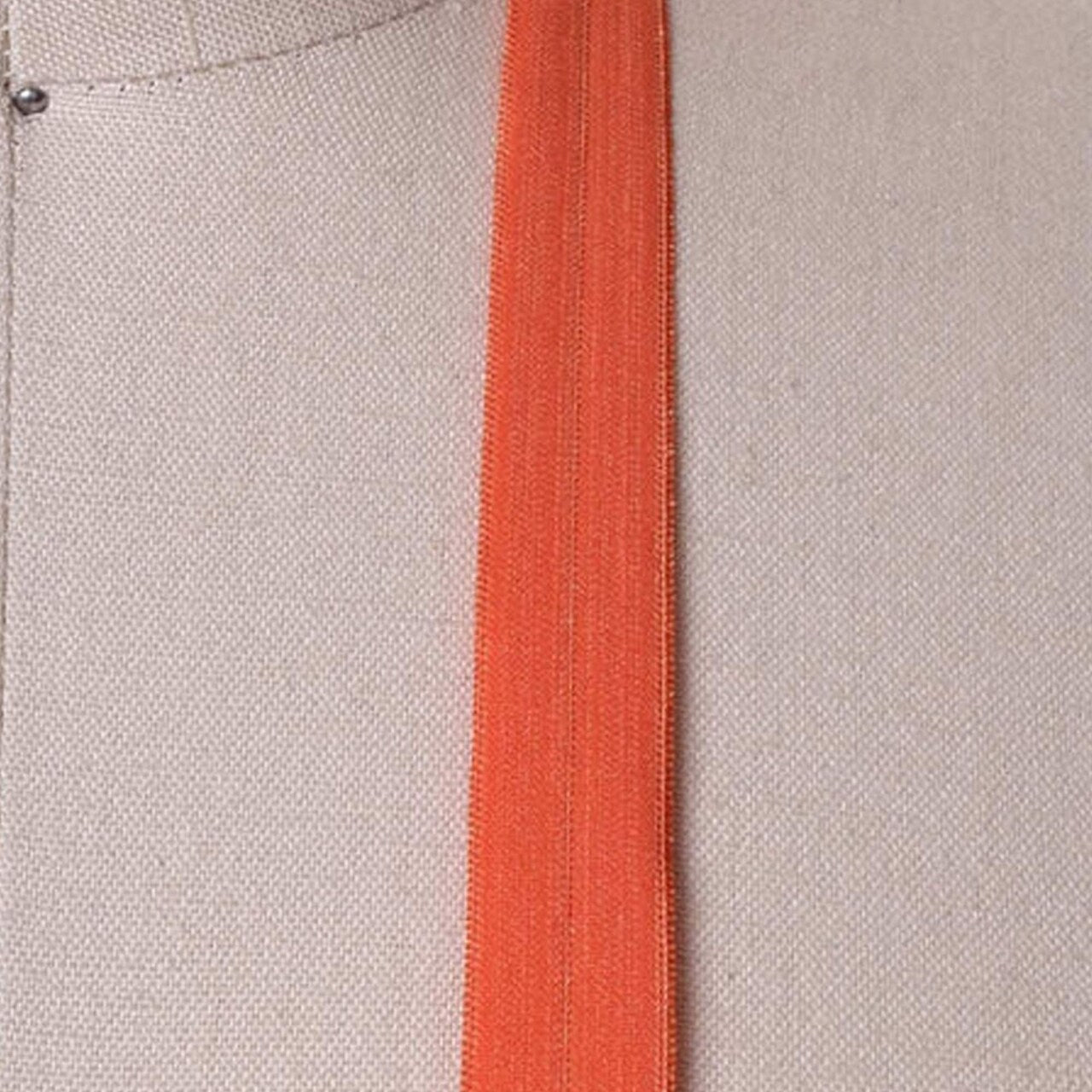 3 Yards Neon Orange Fold Over Elastic 5/8" Stretch Bias Trim for Hairbands & Masks