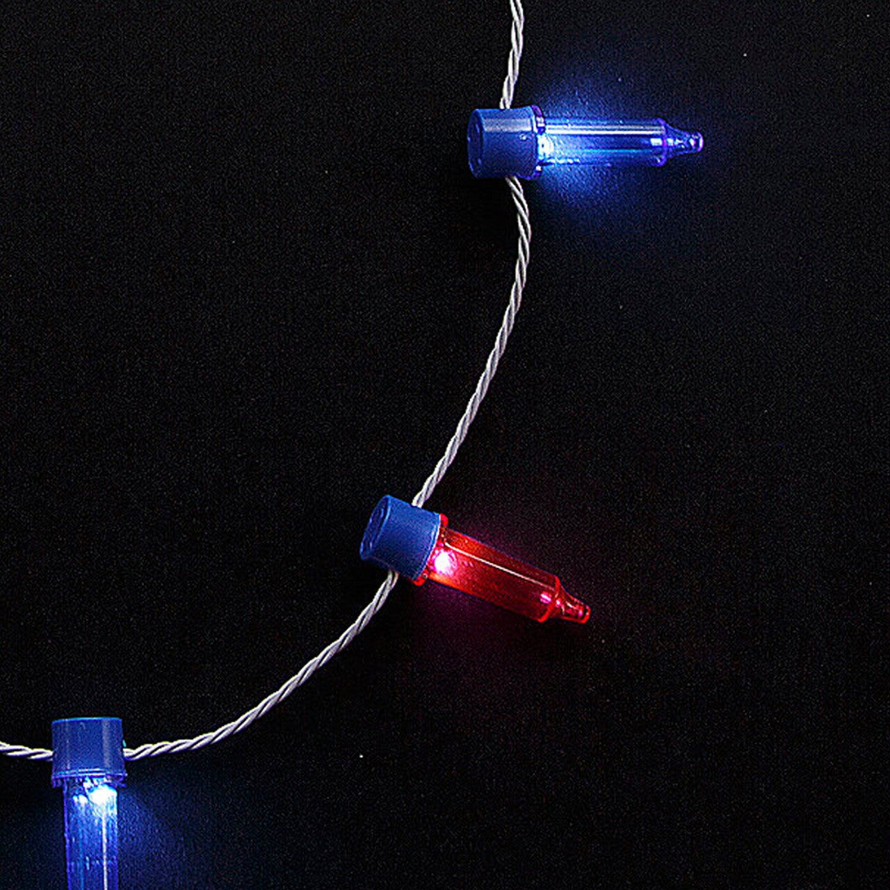 34" Patriotic Light String Light-Up Necklaces 6 Pieces
