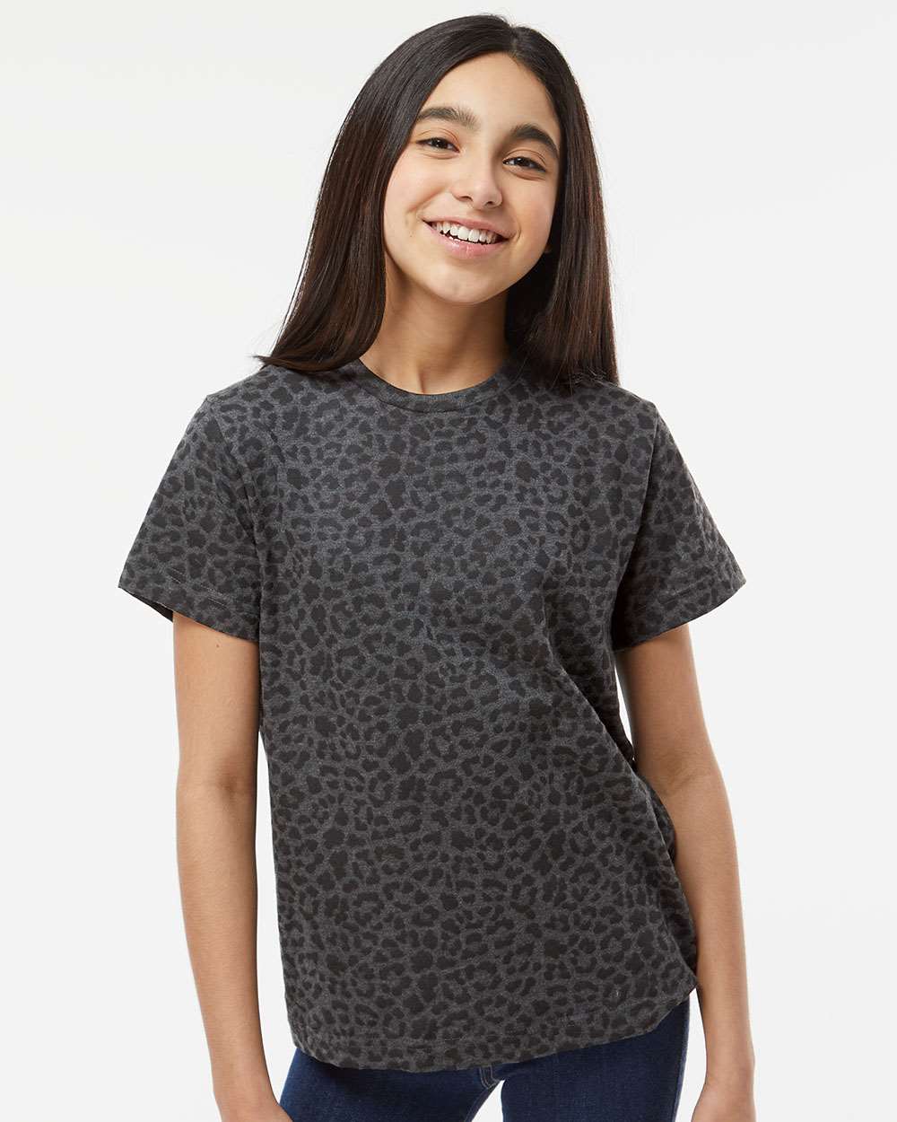 Youth Fine Jersey Crewneck Short Sleeve Tee