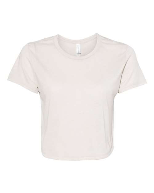 BELLA + CANVAS® Women’s Flowy Crop Short Sleeve Tee