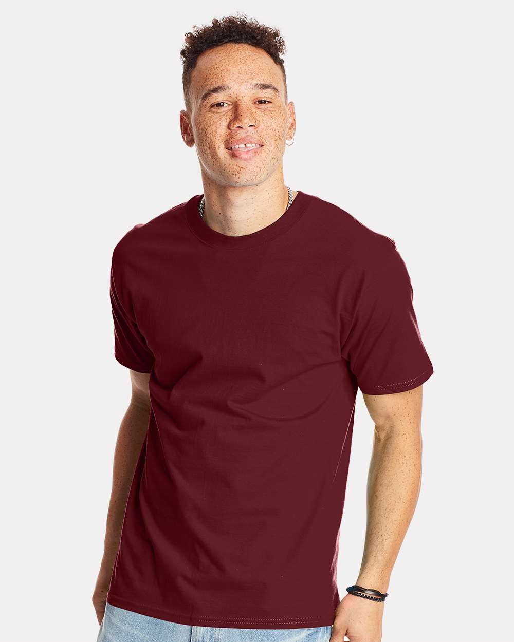 Hanes® Beefy Crewneck Short Sleeve T-Shirt