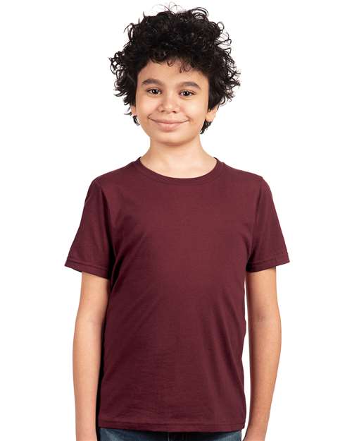 Next Level® Youth Cotton Crewneck Short Sleeve T-Shirt
