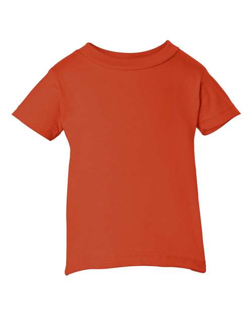 RADYAN® Infant Cotton Crewneck Short Sleeve Jersey T-shirt