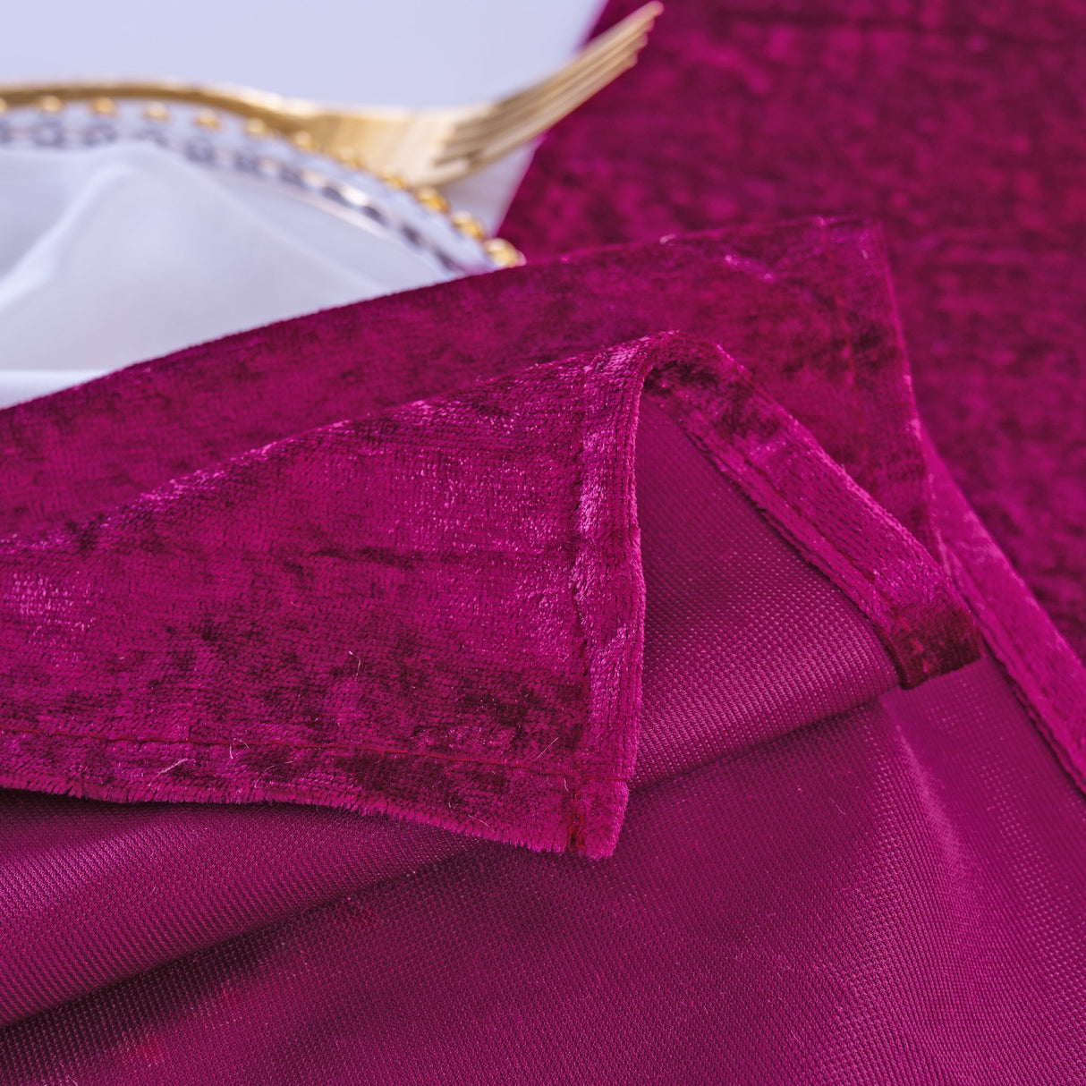 Velvet Table Runner 13x108 Magenta/Azalea