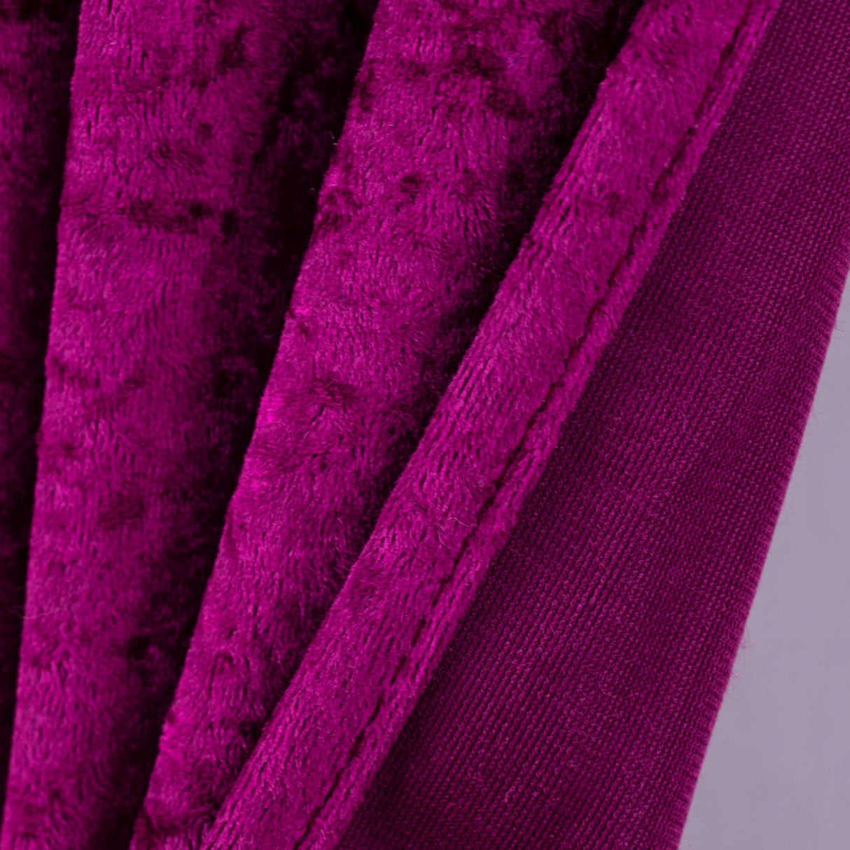 Velvet Backdrop Drape Panel 12 ft x 57 in Magenta/Azalea