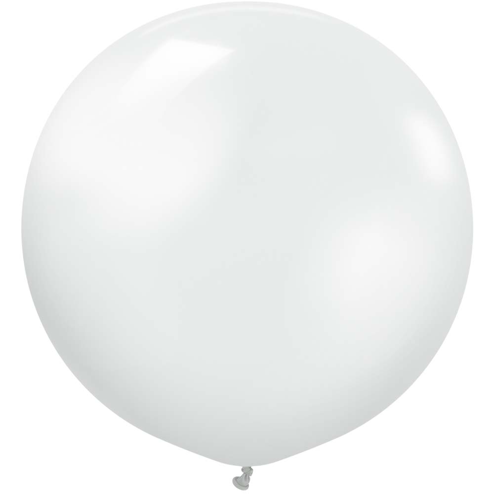 Latex Balloons 36 Inch Kalisan Metallic Pearl White