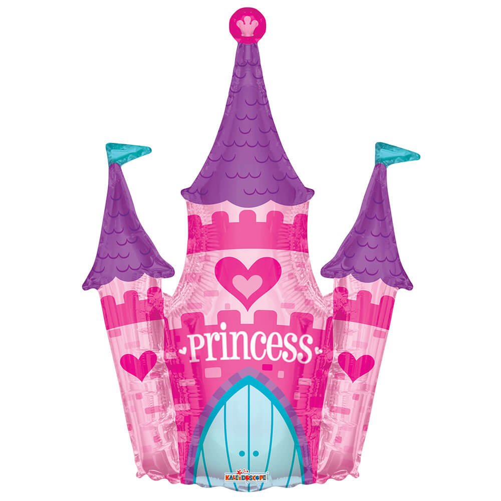 Princess Castle Shape Foil Balloon 36 Inch