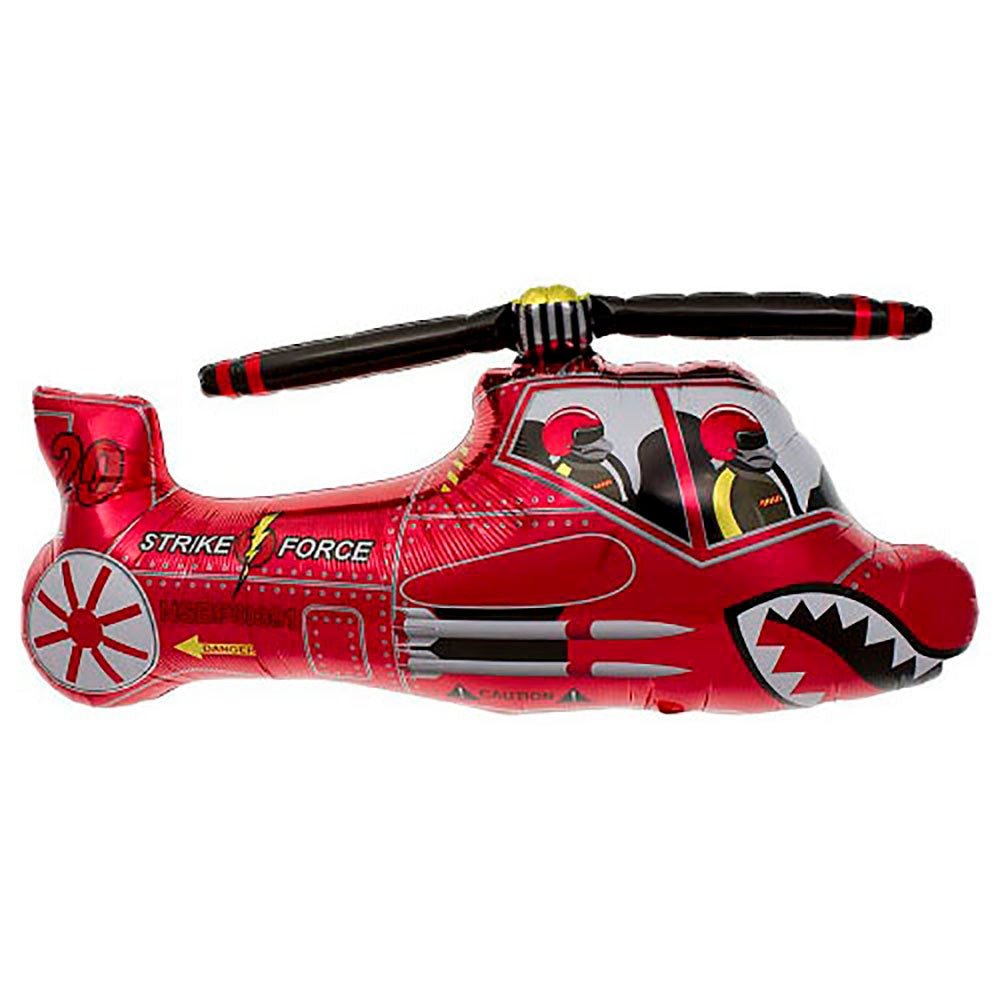 Red Chopper Foil Balloon