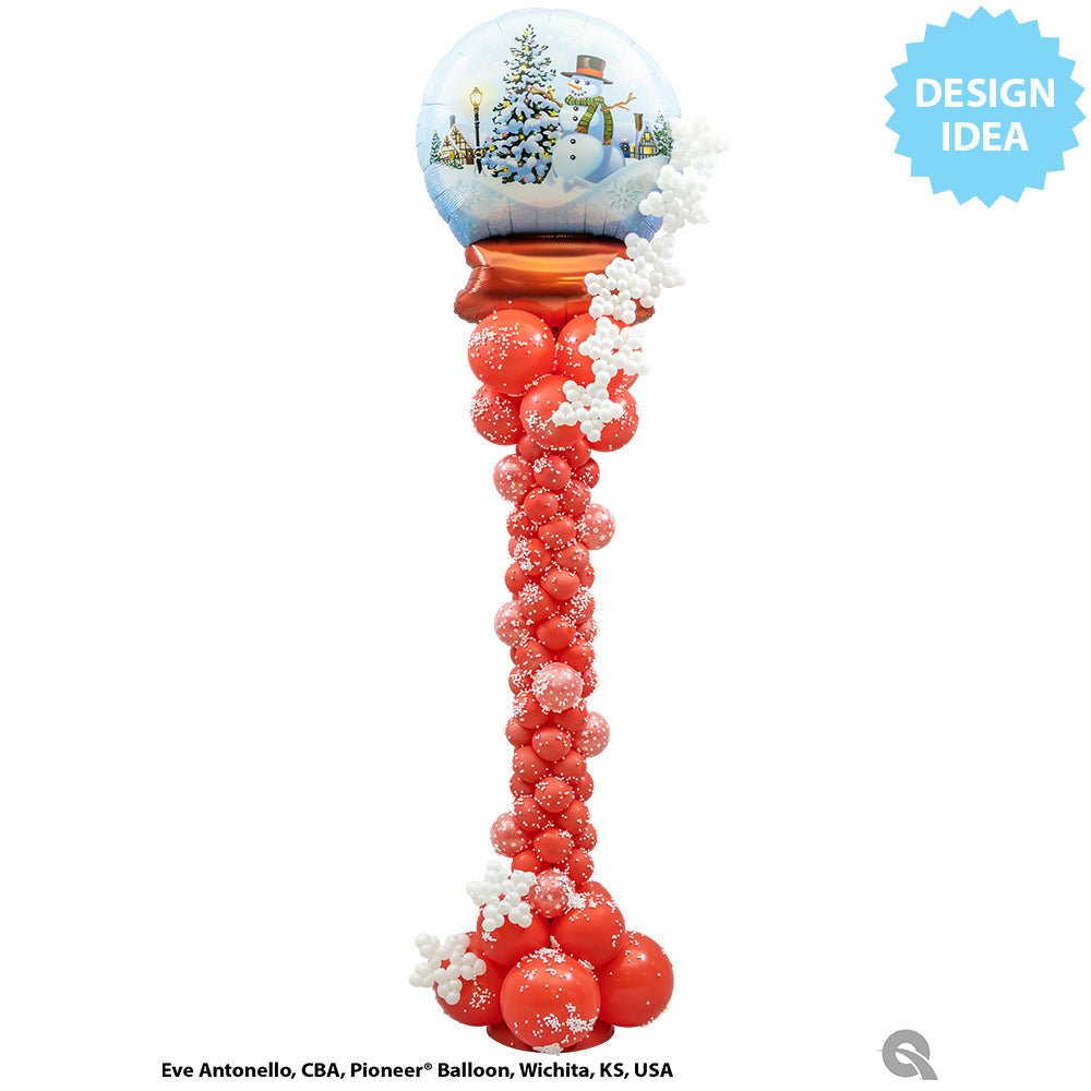 Foil Balloon 36 Inch Snow Globe