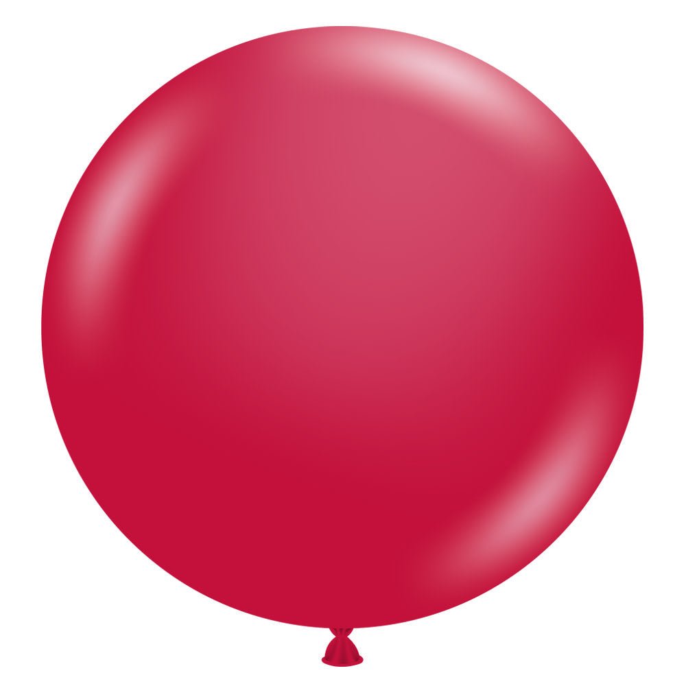 Latex Balloons 36 Inch TUFTEX Metallic Starfire Red