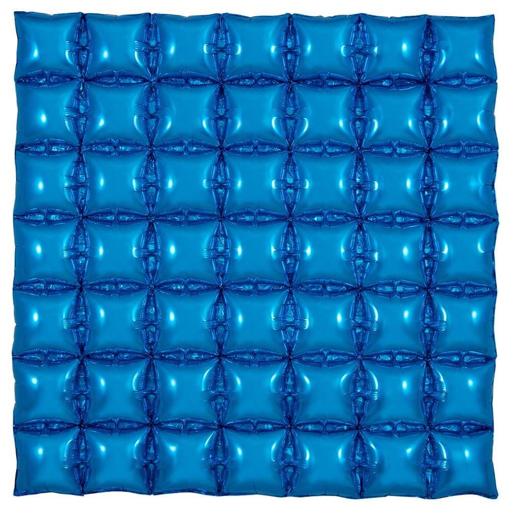 Foil Balloon Waffle Panel Blue