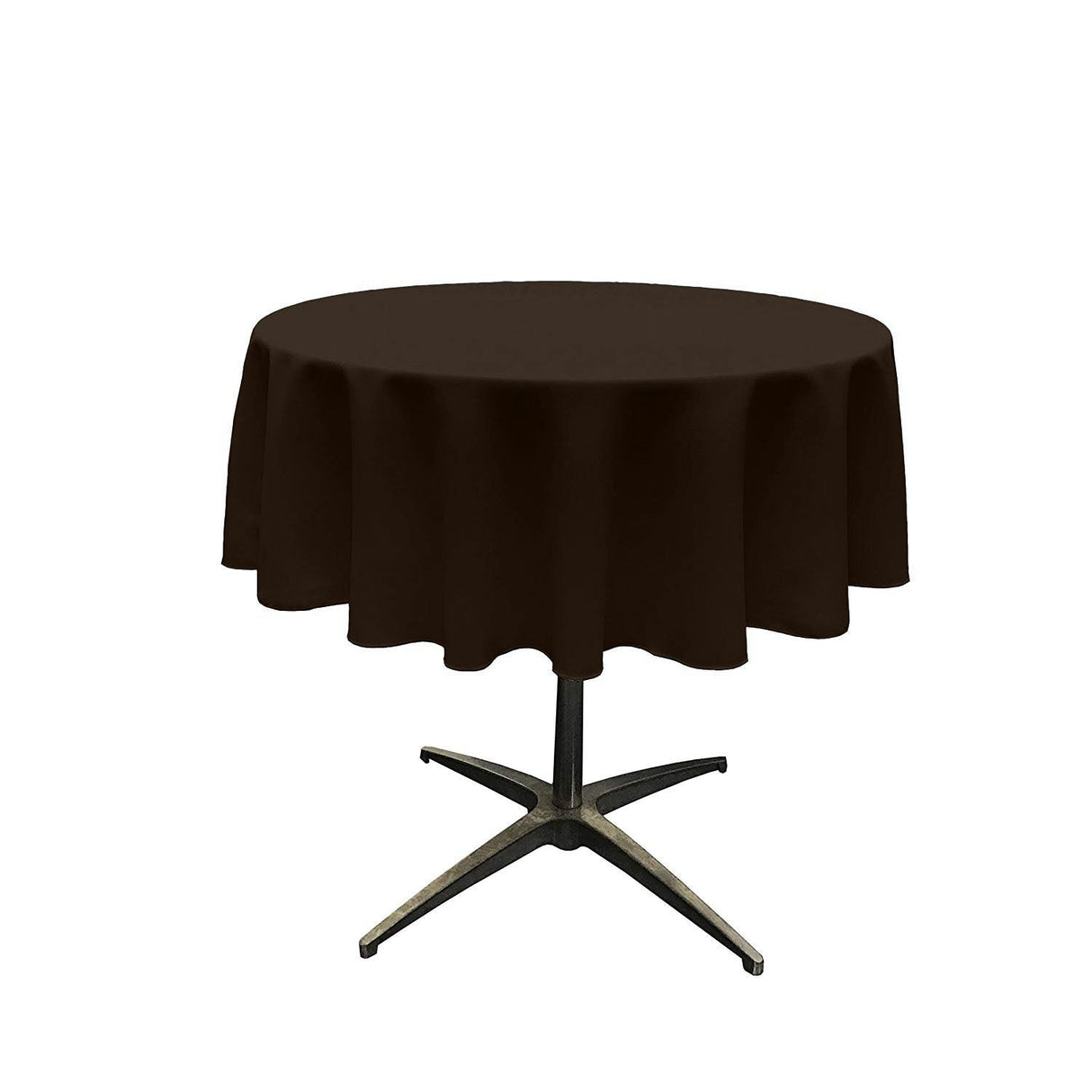 36" Round Poly Poplin Seamless Tablecloth Polyester Fabric - Round Seamless, 36" Diameter (1 Piece)